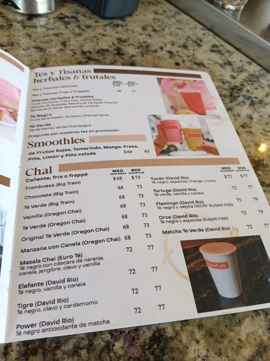 Degas Cafe Restaurant Menu - Image 1